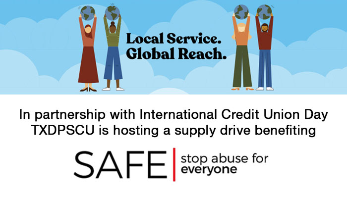 ICU Day Supply Drive for SAFE