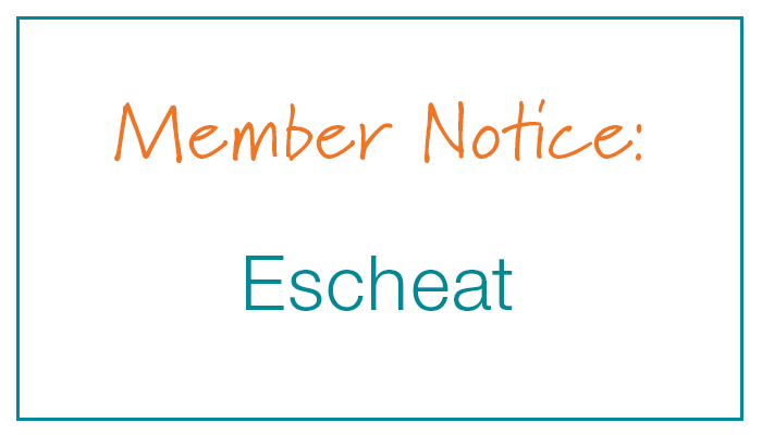 Escheat Announcement