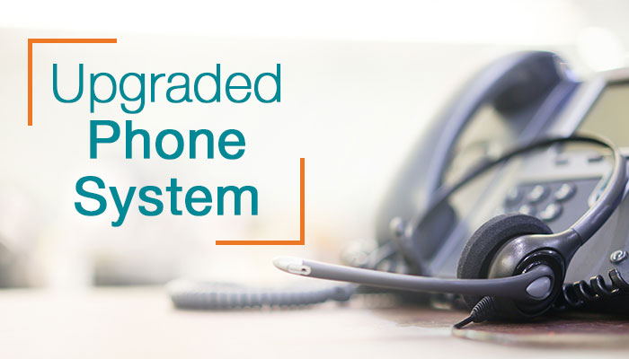 New Phone System Coming Sept. 2 New Phone System Coming Sept. 2