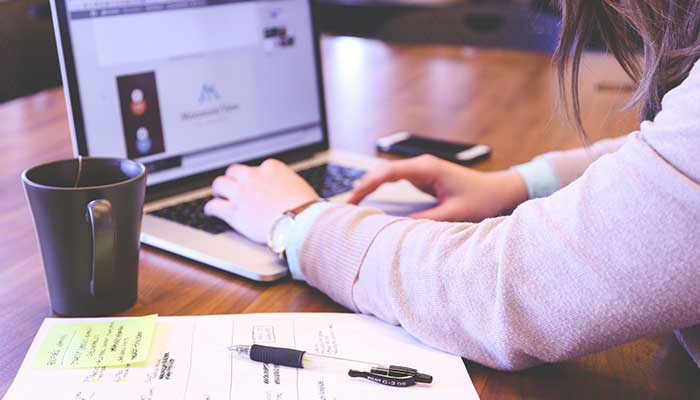 Blog_Financially-Fit person at computer working